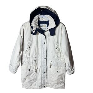 Vintage Womens Chore Coat Medium Barn Blanket Lined Country Farm Utility Heavy